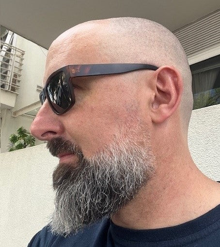 Image of the author with a freshly trimmed and manicured beard using Hairy As australian natural hand-made beard oil and beard butter.