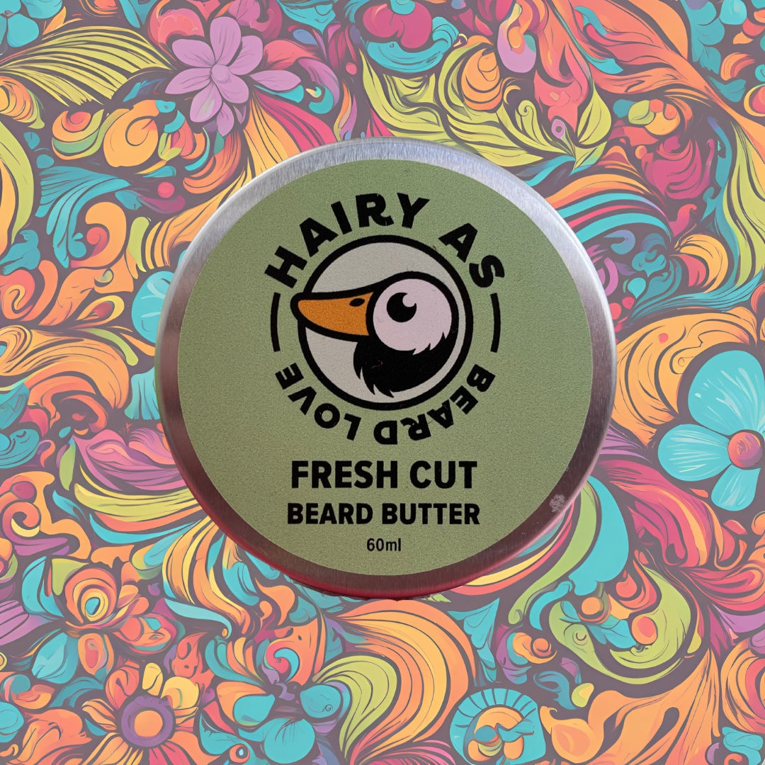 Hairy As Fresh Cut Beard Butter, all natural beard oil hand-made in Australia